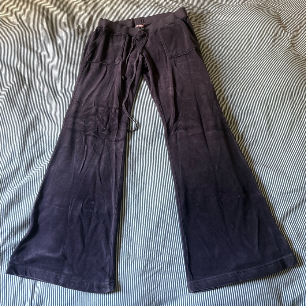 Juicy Couture Purple Sweats with Flap Pockets